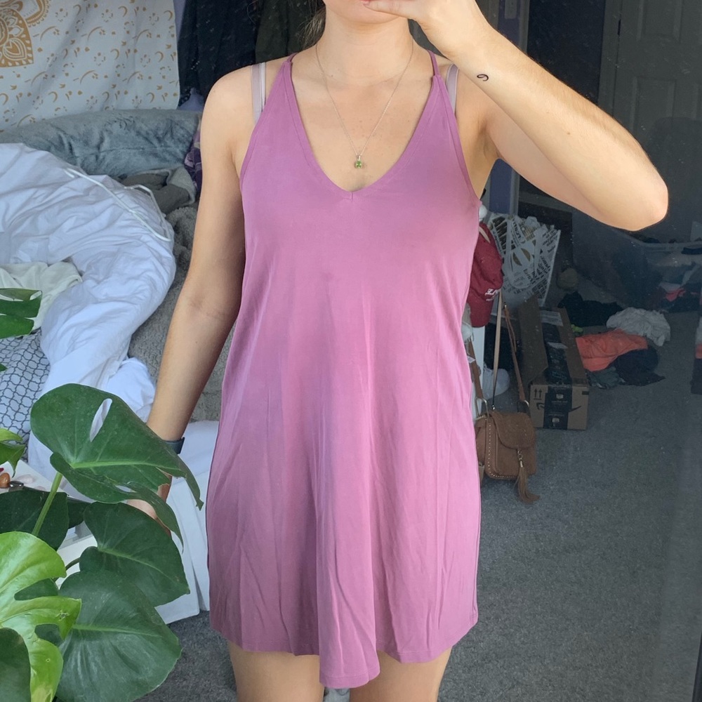 Mauve color dress
